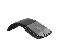 Bewinner Ratón Inalámbrico 2.4G Ratón de Plegable con Función Táctil, Ratones USB Ópticos con Receptor USB, Doblador Portátil para PC, Computadora Portátil, Computadora, Notebook