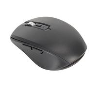 Bewinner Ratón Inalámbrico 2.4G y Bluetooth 5.1, Ratón Ergonómico Retroiluminado RGB con 4 dpi Ajustables (800-2400), Rueda de Desplazamiento 3D, para Ordenador Portátil, PC, Mac, iOS, (Black)