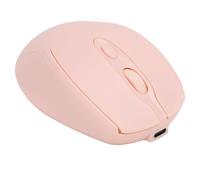 Bewinner Ratón Inalámbrico 5.0, Ratón Portátil para Ordenador de 2,4 GHz con Receptor USB, 800 1200 1600 dpi, Adecuado para Hombres y Mujeres, Material ABS, Tecnología 5.0 (Pink)