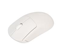 Bewinner Ratón Inalámbrico Básico para Ordenador, Ratón óptico USB Portátil Delgado de 2,4G, 1200DPI para PC, Portátil, Tableta, Funciona con Pilas (White)
