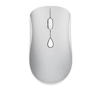 Bewinner Ratón Inalámbrico para Computadora, 2.4G Ratón Inalámbrico óptico Portátil con Receptor USB, Ratones ópticos Móviles Recargables de 2400 dpi para PC Portátil (Plata)