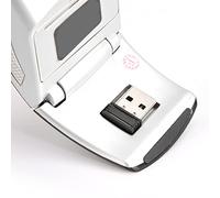 Bewinner Ratón Inalámbrico Plegable, Ratón de de 1600 dpi 2,4 GHz con Receptor USB para Ordenador Portátil y Escritorio, Silencioso Ergonómico Portátil para PC, Mac, XP/Vista/7