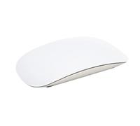Bewinner Ratón Inalámbrico Silencioso, Ratón Bluetooth Inalámbrico Ultrafino de 1600 PPP con Rueda Táctil, Ratón óptico Portátil con Batería Recargable, para Portátil, Tableta, Escritorio, PC(Blanco)