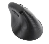 Bewinner Ratón Inalámbrico Vertical, Diseño Ergonómico Que Reduce la Tensión Muscular, Alta Sensibilidad de 4000DPI, Recargable para Computadoras (Black)