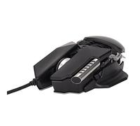Bewinner Ratón Mecánico para Juegos con Cable USB 6D RGB, 12800 dpi, Diseño Ergonómico de Metal con Ajuste Retráctil y Cable Trenzado de Nailon para Computadora PC
