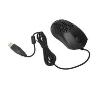 Bewinner Ratón para Juegos con Cable con Retroiluminación RGB, 7200 dpi Ajustable, 6 Botones Programables, Cable de 4.9 Pies, Diseño Ergonómico para PC, Computadora, Juegos, Oficina, Estudio (Black)