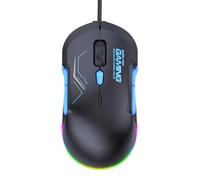 Bewinner Ratón para Juegos con Luz RGB, Ratón con Cable de dpi Ajustable de 12800 PPP para PC, Computadora Portátil, con 10 Botones, 13 Efectos RGB, Diseño Ergonómico, para Juegos y