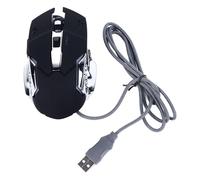 Bewinner Ratón para Juegos de Alta Sensibilidad, Diseño Ergonómico, Estable y Silencioso, Adecuado para Computadoras y Dispositivos de Juego