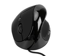 Bewinner Ratón Vertical Ergonómico de 60 Grados para una Postura Natural de la Mano, con Tecnología óptica Ajustable de 6, 800, 1200 y 1600 dpi, y Conexión USB con Cable para PC, Portátil
