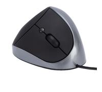 Bewinner Ratón Vertical Ergonómico, Ratón con Cable USB de 6 Botones con Ajustes Ajustables de 3 dpi 800 1200 1600 para PC, Portátil, Juegos y Trabajo