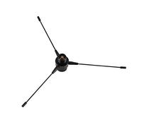 Bewinner RE-02 Antena de Tierra Móvil para Radio de Coche con 3 Barra de Ganancia Corta 3 Barra de Ganancia Larga y 1 Adaptador