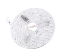Bewinner Reemplazo de luz LED para ventilador de techo de 5,3 pulgadas, Kit de luz LED para ventilador de techo seleccionable de 15W 3CT 3000K 4200K 6500K, kit de reequipamiento