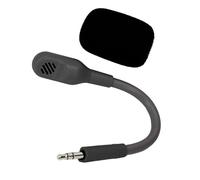 Bewinner Reemplazo de Micrófono para Auriculares Inalámbricos para Juegos Barracuda X, Micrófono Desmontable de 3,5 Mm con Cancelación de Ruido y Diseño Flexible Ajustable (Black)