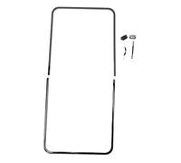 Bewinner Reemplazo del Bisel del Marco Medio para Z Flip 4 5G F721 Pantalla LCD Marco de la Carcasa de la Pantalla Frontal con Kit de Herramientas de Reparación - de Teléfono de Plástico Premium para