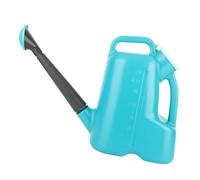 Bewinner Regadera de Plantas Azules de 5 litros, Hervidor de Agua de Boca Grande y Larga para Jardín Interior y Exterior, Regadera de PP de Gran Capacidad con Ergonómico e Indicador de Nivel de