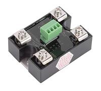 Bewinner Relé de Estado Sólido de Doble Canal Control de CA Monofásico SSR 24-480VAC 40A, relé de Estado Sólido BERM SK40DA con Base de Disipador de Calor, de CA Dual Controlado por Dual para