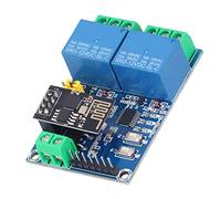 Bewinner Relé WiFi de Doble Canal 12V IoT Módulo de Interruptor Remoto de Aplicación de Teléfono Inteligente para el Hogar, Control Inalámbrico 10A 250V AC 30V DC para LAN