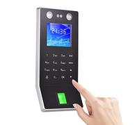 Bewinner Relojes de Asistencia al Empleado para Pymes - Máquina de Control de Acceso con Reconocimiento Facial y Huellas Dactilares 2 en 1-4 Modos de Reconocimiento - Ideal para Tarjetas de Empleados