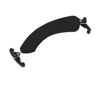 Bewinner Reposabrazos Ergonómico Ajustable para Violín, Plegable, Reduce la Fatiga para Sesiones de Práctica de Violín 4/4 3/, Esponja de Plástico y Metal, Almacenamiento Compacto Blanco