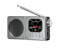 Bewinner Reproductor BT Multifunción, Altavoz Portátil Compacto y Liviano con Radio FM, Grabadora de MP3, Ranura para Tarjeta Flash T, para Uso Doméstico y Exterior