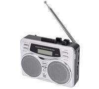 Bewinner Reproductor de Casete Retro con Radio Am FM, Marcha Atrás Automática y Pantalla LCD
