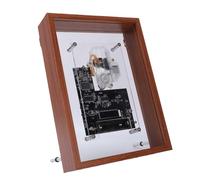 Bewinner Reproductor de CD con Marco de Fotos de Música Retro |Bluetooth 5.0, Se Puede Montar en la Pared o Colocar sobre una Mesa, Audio de Alta Resolución, sin Altavoz Incorporado,