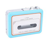 Bewinner Reproductor de Cinta de Casete con Altavoces Duales, Conector para Auriculares de 3,5 Mm, Convertidor de Cinta USB a MP3, Grabadora de Audio Portátil para el Hogar, el