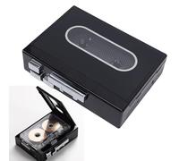 Bewinner Reproductor de Cinta de Casete Portátil con Conversión USB, Convertidor de Casete a MP3, Conector Auxiliar de 3,5 Mm, Compatible con Reproducción de Unidad Flash USB, Viajes,