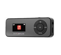 Bewinner Reproductor de Música Portátil Bluetooth 5.1, Reproductor de Audio HiFi con Radio FM, Grabadora de Voz, Lector de Libros Electrónicos, Expansión de Tarjeta de Memoria de 128 GB (Black)