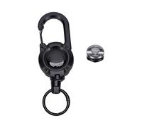 Bewinner Retractor de Rebote Automático para 3 4, Cordón Retráctil Antipérdida con Clip para Cinturón y Mochila, Soporte para el Pecho para una Comodidad Segura