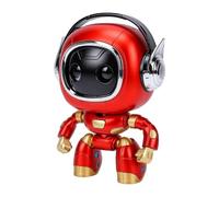 Bewinner Robot AI para Niños, 37 Idiomas, Control por Voz, Ojos LED, 1000 | 37 Idiomas, Control por Voz, Ojos LED, Batería de 1000 MAh, 200 Minutos de Uso, 120 Minutos de Carga, ABS, Compañero de
