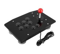 Bewinner Rocker Game Joystick Controlador Fight Stick de 8 Botones para PC, Controlador de Juego USB con Botones de Tarjeta 3D, Base de Ventosa Grande para Clásico