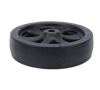 Bewinner Rueda de Gato de Lengüeta de Remolque Resistente de 8 Pulgadas, Capacidad de Carga de 1500 Libras, Fácil Instalación para Remolques de Carga, Juego de Ruedas Giratorias, Color Negro