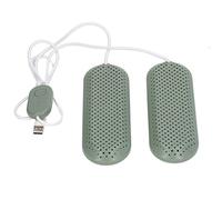 Bewinner Secador de Zapatos USB Secador de Botas Desodorizante con Temporizador para el Hogar Dormitorio de Estudiantes Adultos, Diseño de Rejilla de 55 ℃, Secadora de Zapatos de Cerámica ABS (GREEN)