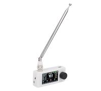 Bewinner SI4732 Receptor de Radio de Onda Corta Portátil con Pantalla IPS de 1.9 Pulgadas, Banda Completa Am FM LSB USB Soporte, Antena Telescópica, Batería de 10 H para Viajar, (White)