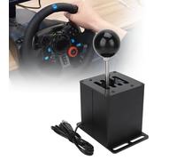 Bewinner Simulador USB Shifter para G29 G27 G25 G920 T300RS/GT Volante PC, 7 + R H Gear Shifter para ATS ETS Dust WRC Sim Juego de Carreras