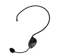 Bewinner sistem de Micrófono Inalámbrico, sistem de Auriculares con Micrófono UHF, Micrófono de Mano para la Cabeza con Enchufe de 3,5 Mm y 6,35 Mm para Guía Turística de Enseñanza de (1 por 1)