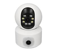 Bewinner Smart Indoor Pan - Tilt Home Security Camera, Cámara de Seguridad de Doble Lente de 1080p, WiFi Inalámbrico, Detección de Movimiento de 360 Grados para el Monitor de Mascotas