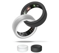 Bewinner Smart Ring Cover für Oura Ring Gen 3 - Premium Silikon Ring Protector Anti-Kratz Elastic Case für Work Out/Escalada/Kochen/Hausarbeit 2 Pac (S), S, Silicona
