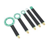 Bewinner Sonda de Campo Magnético Antena de Campo Cercano Juego de 5 Piezas, Herramienta de Componentes Electrónicos PCB emi, Interfaz SMA, Buscador de Fuentes de Interferencia de Alta Precisión