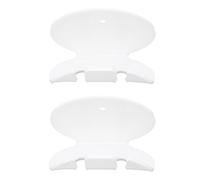 Bewinner Soporte Adhesivo para Sensor de Rayos X, Soporte de Pared para Oficina, Colgador de Sensor de Rayos X Acrílico con Antienredos de Cables, Paquete de 2 Soportes de Almacenamiento de Sensores