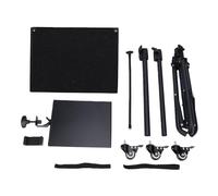 Bewinner Soporte Ajustable para Trípode para de Computadora Portátil de 28 a 51,2 Pulgadas, Soporte Rodante Portátil con Ruedas y para Teléfono, de Piso de Aleación de Aluminio para, Computadora,