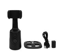 Bewinner Soporte Automático para Teléfono con Seguimiento Facial, No Requiere Aplicación, Soporte para Cámara de Teléfono con Rotación de 360° con Control Remoto y Gestos, de