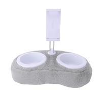 Bewinner Soporte de Almohada para Tableta con Tela de Felpa Suave, Soporte Giratorio para Teléfono y Tazón de Refrigerio Desmontable para Cama o sofá, Se Adapta a Dispositivos de 4 a 13 Pulgadas,