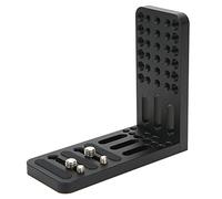 Bewinner Soporte de Liberación Rápida de Disparo Vertical con Placa en L para Cámara FS7H FS5 SLR sin Espejo con Orificios para Tornillos de 1/4 3/8, Cojín de Goma Protector Antioxidante