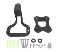 Bewinner Soporte de Pared para Altavoz para WiiM Sound y Sound Lite (Black) | Construcción Metálica de 3 Mm, Base de 110 X 90 Mm, Rotación Izquierda Derecha, Montaje Frontal Oculto, Diseño que Ahorra
