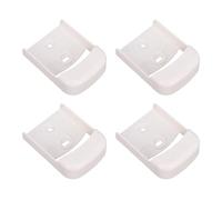 Bewinner Soporte de Pared para Control Remoto, Juego de 4, Material ABS, Compatible con Controles Remotos de CA, TV y Parlantes, Fácil Instalación, Ideal para el Hogar o la Oficina