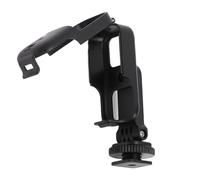 Bewinner Soporte de Zapata Fría para Nano, Rotación de 360°, Adaptador de Bloqueo Rápido Horizontal y Vertical Ajustable con Llave para Cámara Dual en Vivo