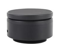 Bewinner Soporte Magnético Eléctrico para Teléfono de 360 Grados, Duradero y Estable, Soporte Magnético para Teléfono Móvil para Varios Teléfonos Inteligentes, ABS, Aleación de Zinc (Black)