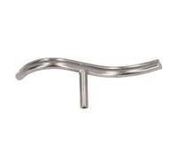 Bewinner Soporte para Herramientas de Torno Curvo, Soporte de Acero Inoxidable de Poste de 5/8 de Pulgada para Carpintería, Se Adapta a una Base de Torno de 16 Mm con Parte Superior Lisa para un Fácil